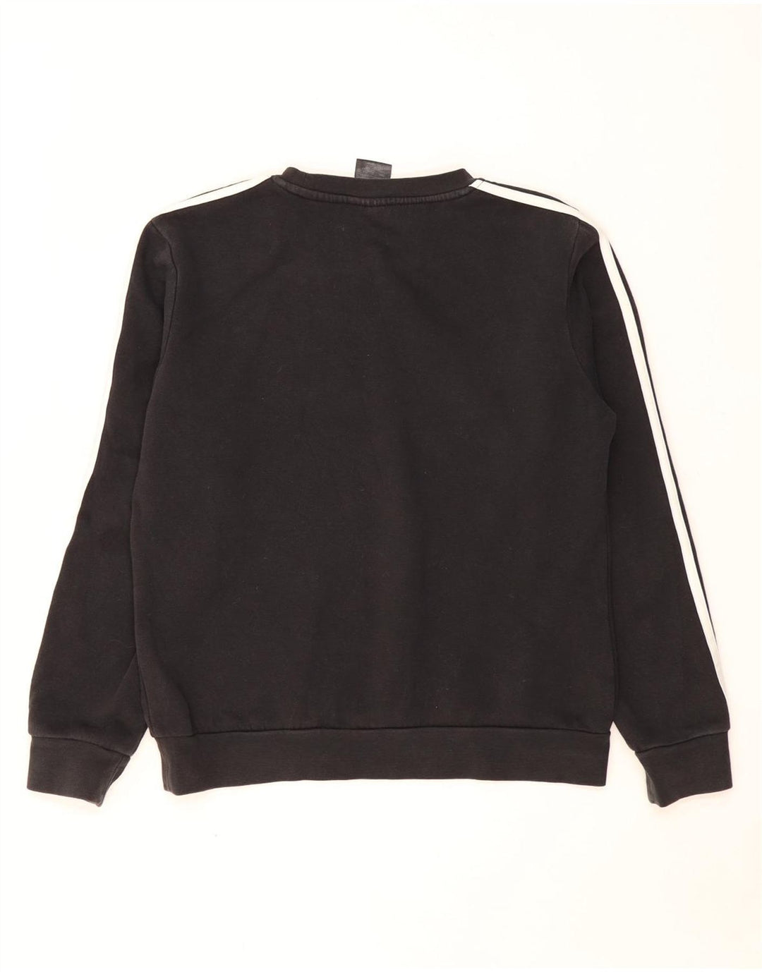 Adidas Damen Sweatshirt Pullover UK 12/14 Medium Schwarz Baumwolle