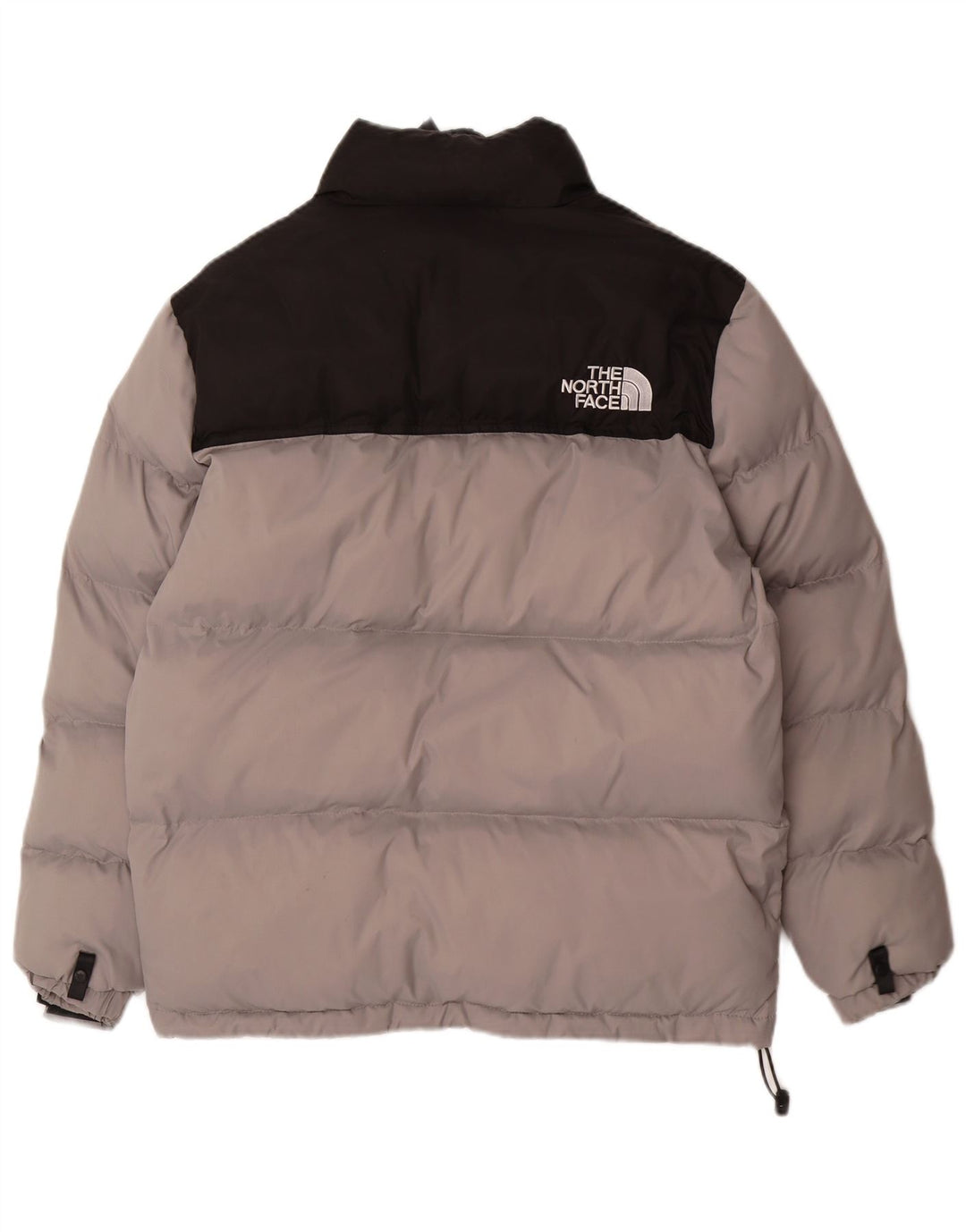 THE NORTH FACE Wattierte Herrenjacke UK 36 Small Graues Colourblock-Polyester