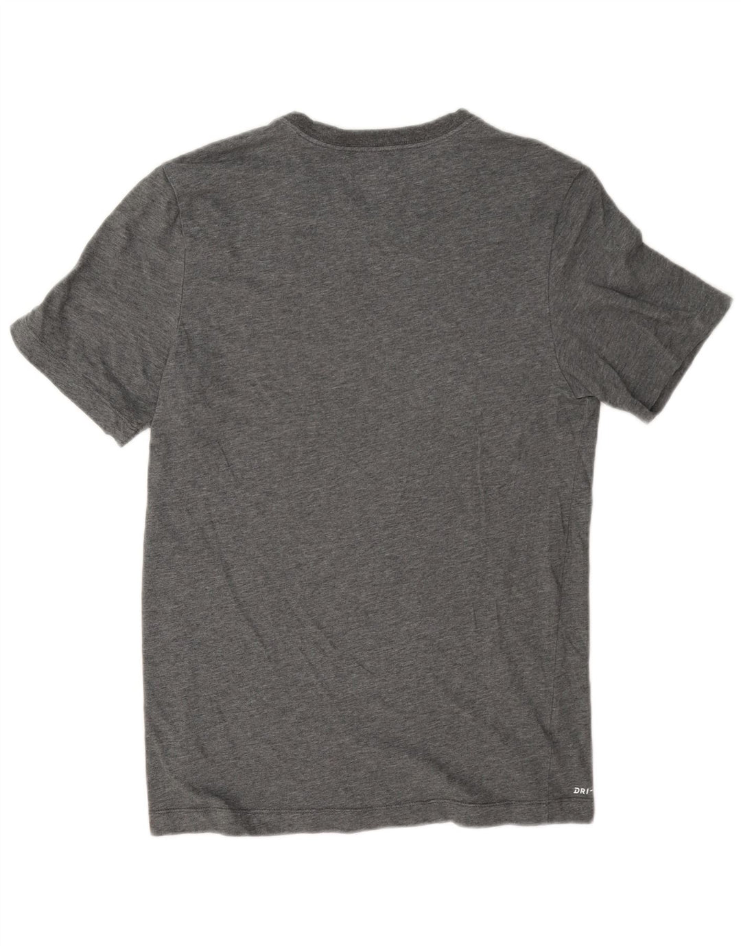 Nike Herren Dri Fit Graphic T-Shirt Top Small Grau Baumwolle