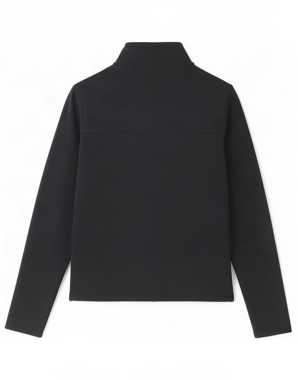 Marks & Spencer Damen-Trainingsanzug-Top-Jacke, UK 12, mittelmarineblaue Baumwolle