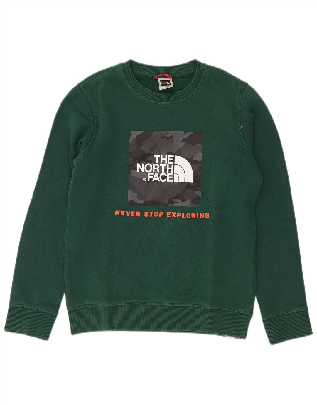 THE NORTH FACE Grafik-Sweatshirt für Jungen, 11–12 Jahre, Größe L, Grün