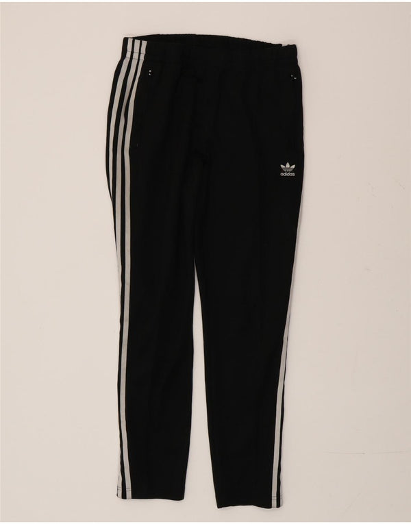 Adidas Damen Trainingshose UK 14 Medium Schwarz Polyester