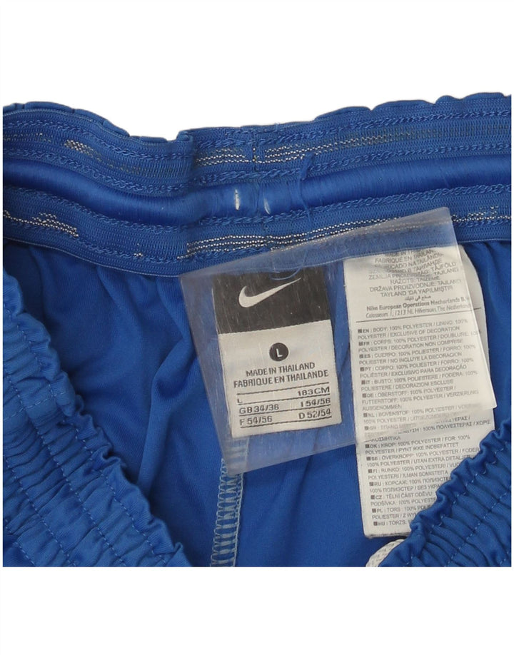 Nike Herren-Sportshorts, groß, blaues Polyester