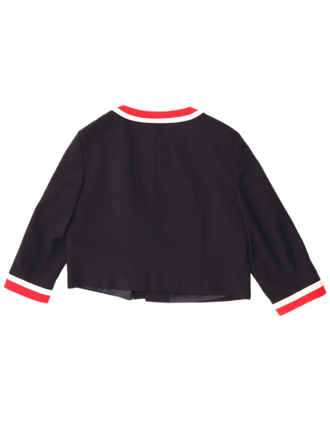 Hobbs Damen Crop Blazerjacke mit 3/4-Ärmeln, Gr. 16, Marineblau