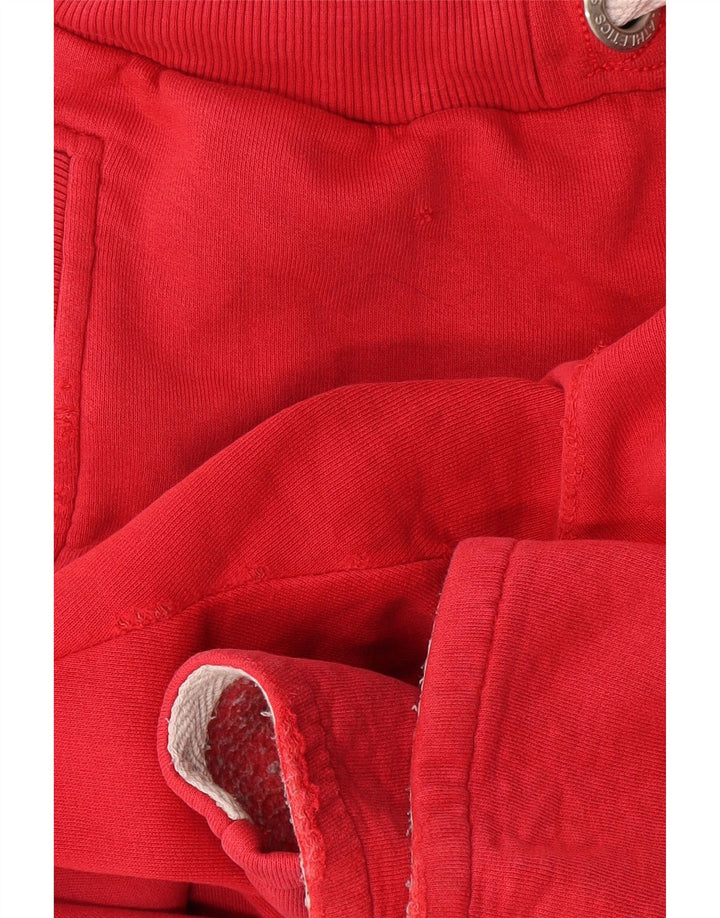 Superdry Herren-Trainingshose mit Grafik, Mittelrot