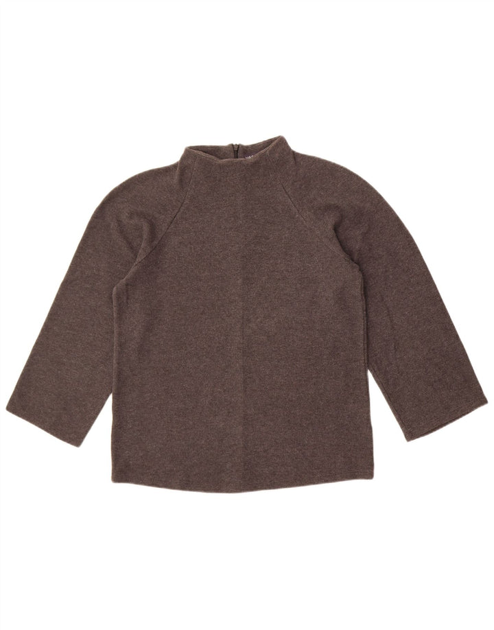 Marks & Spencer Damen-Pullover mit Rollkragen, UK 12, Mittelgrau