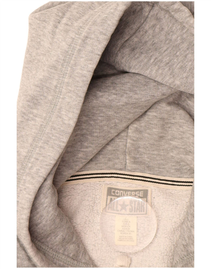 CONVERSE Herren All Star Zip Hoodie Pullover Kleine graue Baumwolle