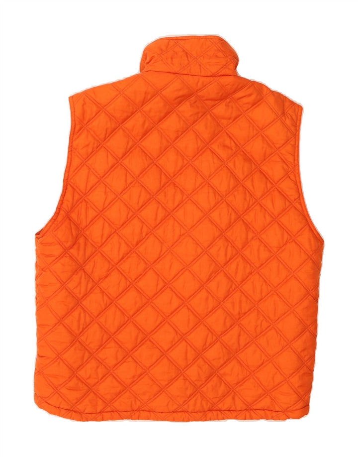 INVICTA Womens Quilted Gilet UK 18 XL Orange Vintage Invicta and Second-Hand Invicta from Messina Hembry 