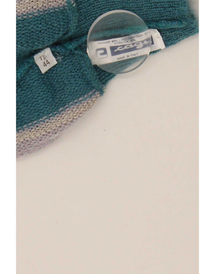 Cagi Damen-Pullover mit Rollkragen, IT 44, mittelgroß, mehrfarbig, Farbblock