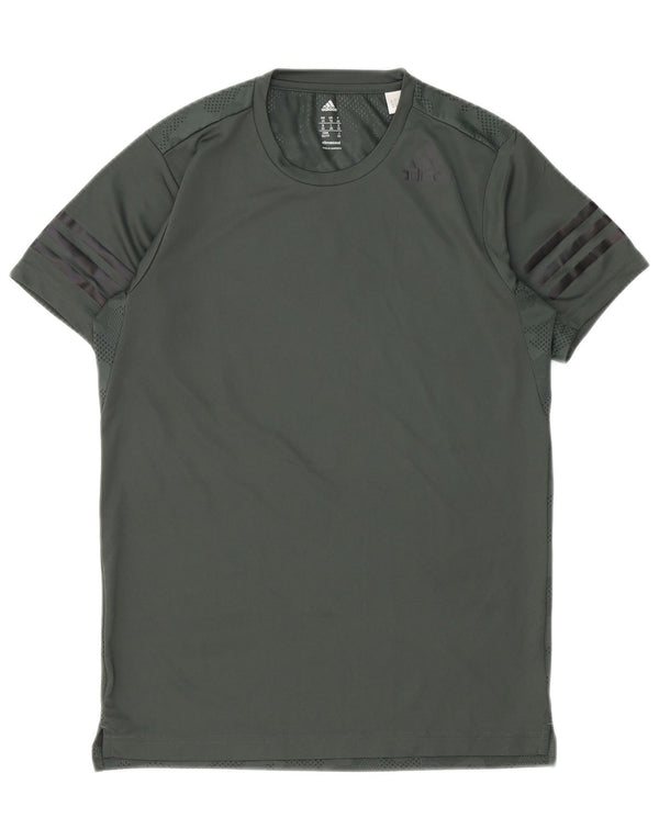 Adidas Herren Climacool T-Shirt Top XS Grün Camouflage Polyester