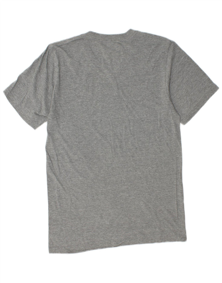 Nike Herren-T-Shirt mit normaler Passform, klein, grau gefleckte Baumwolle