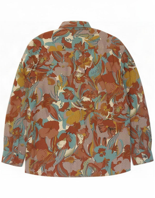 Schiesser Herrenhemd Größe 37/38 Klein Mehrfarbig Blumen
