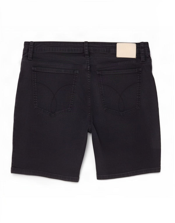 Calvin Klein Herren-Jeansshorts, Größe L, W36, Marineblau, Baumwolle