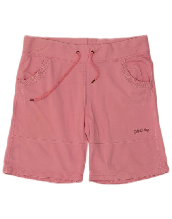 Champion Womens Heritage Fit Sport Shorts UK 14 Mittelrosa Baumwolle