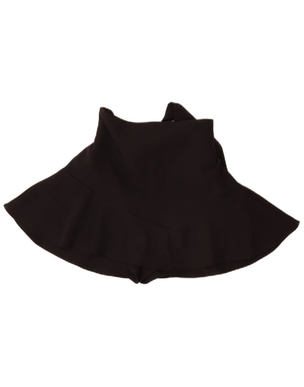 Zara Damen Minirock Small W26 Schwarze Baumwolle