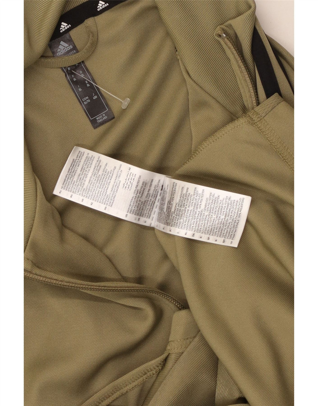 ADIDAS Herren Aeroready Trainingsanzug Top Jacke XL Khaki Polyester