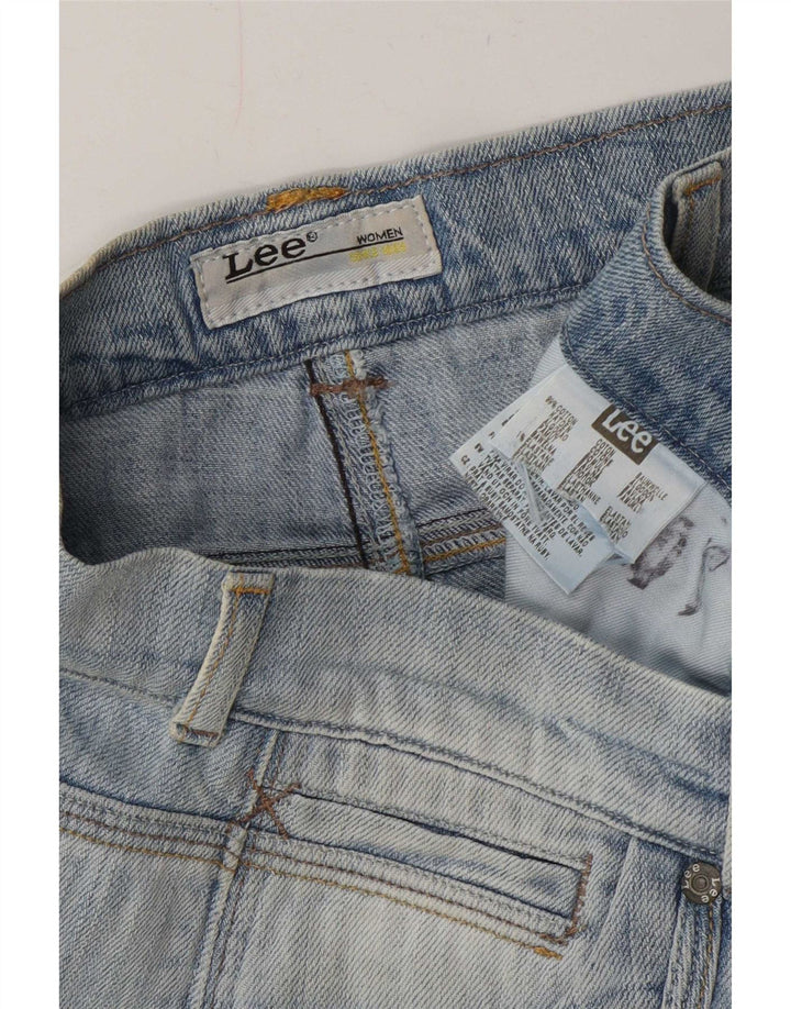 Lee Damen Slim Jeans W28 L30 Blaue Baumwolle