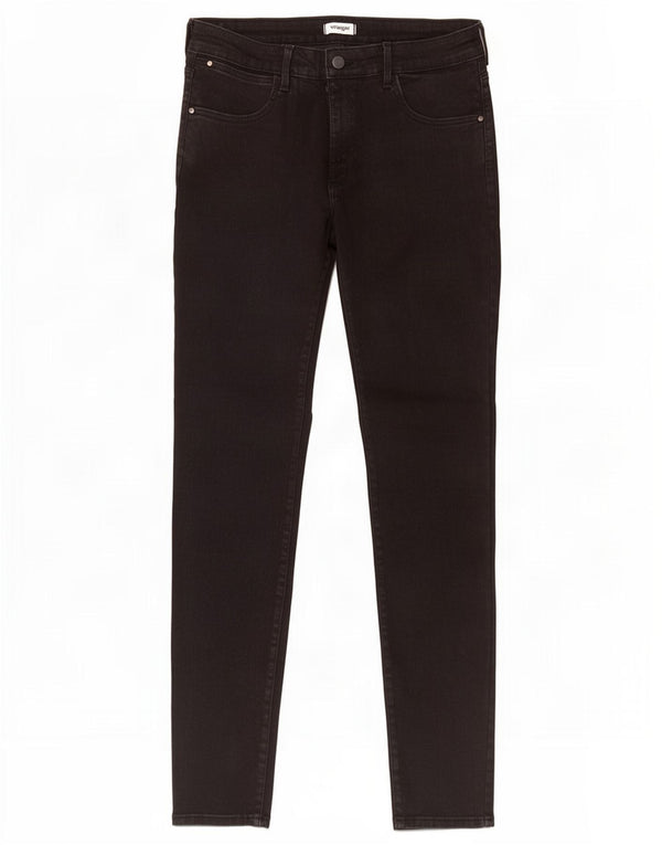 Wrangler Damen Skinny Jeans W32 L34 Schwarze Baumwolle