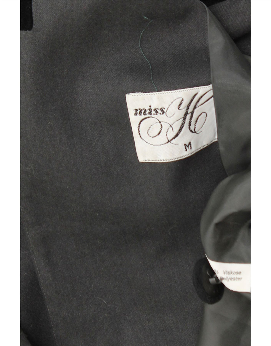MISS H Zweireihiger Blazer für Damen, UK 14, Mittelgrau, Farbblock