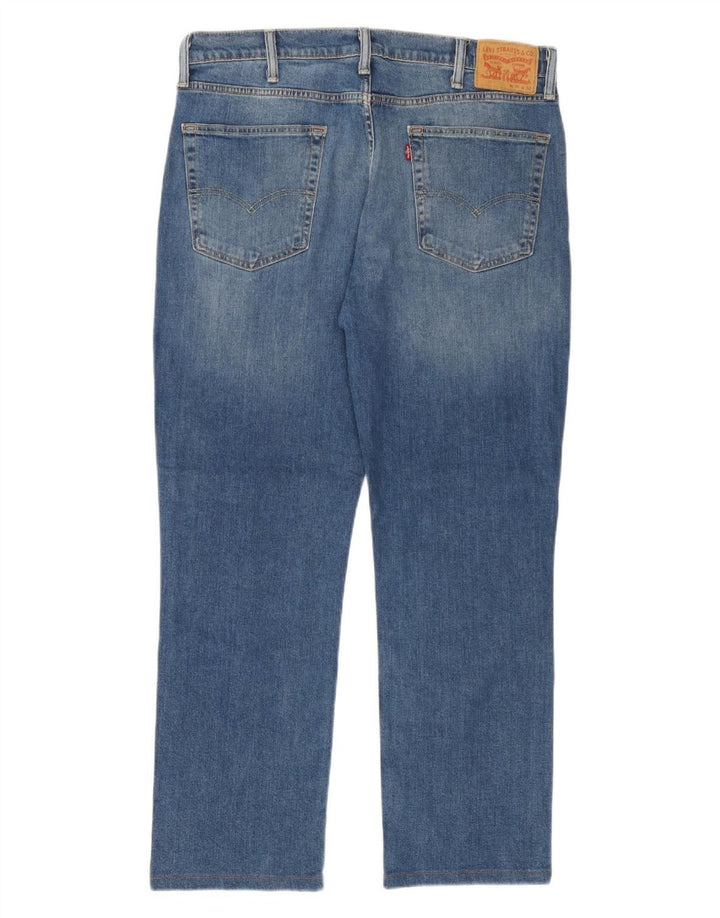Levi's Herren 514 Straight Jeans W38 L32 Blaue Baumwolle