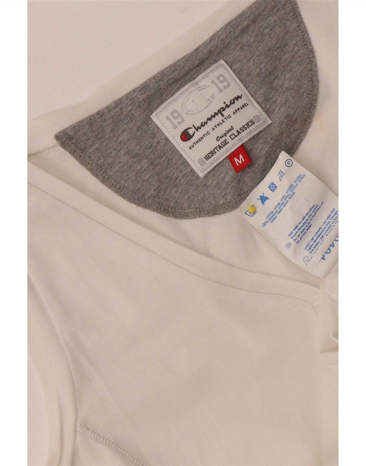 Champion Womens Heritage Classics Weste Top UK 12 Mittelweiße Baumwolle
