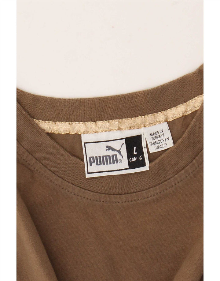 Puma Damen Weste Top UK 16 Large Braun