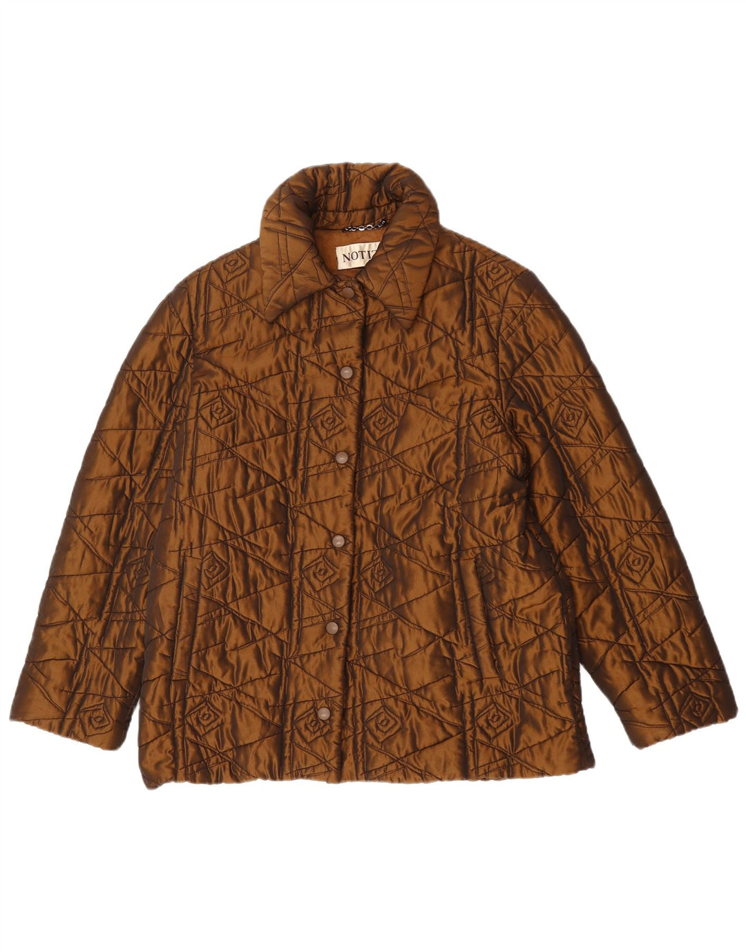 MARIELLA BURANI Damen Notizie Steppjacke UK 14 Large Braun