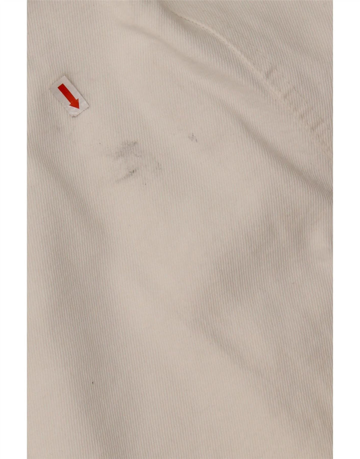 CARRERA Damen Jeansrock IT 42 Medium W32 Weiße Baumwolle