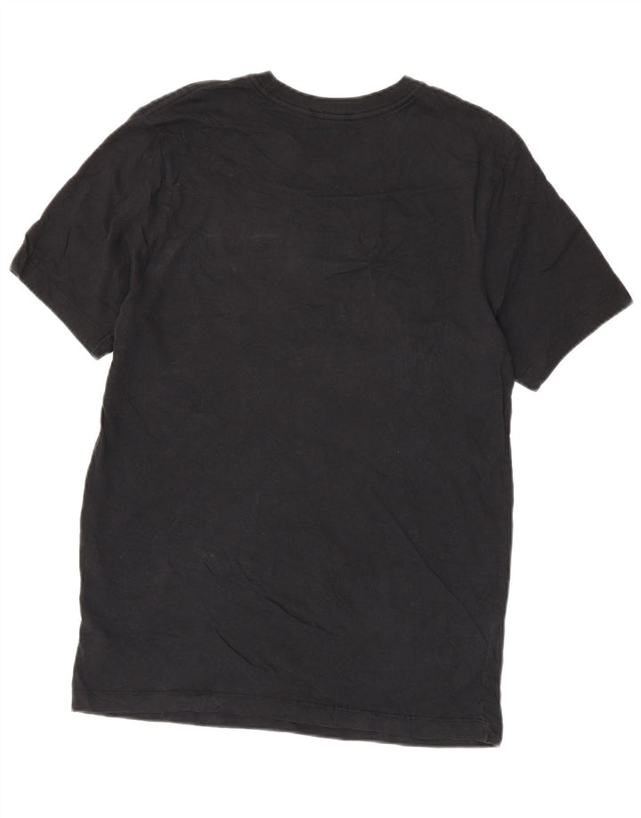 NIKE Herren-T-Shirt mit Grafik, mittelschwarz, Baumwolle