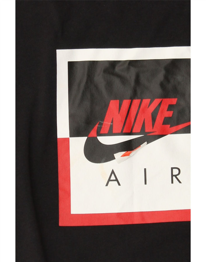 Nike Herren Grafik T-Shirt Top 2XL Schwarz Baumwolle
