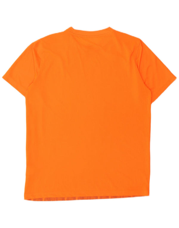 Puma T-Shirt für Jungen, 15–16 Jahre, XL, orange, geometrisch, Polyester
