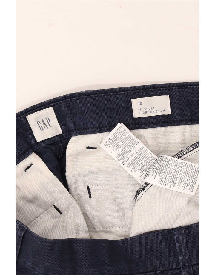 Gap Herren-Chinoshorts W30, mittelmarineblaue Baumwolle