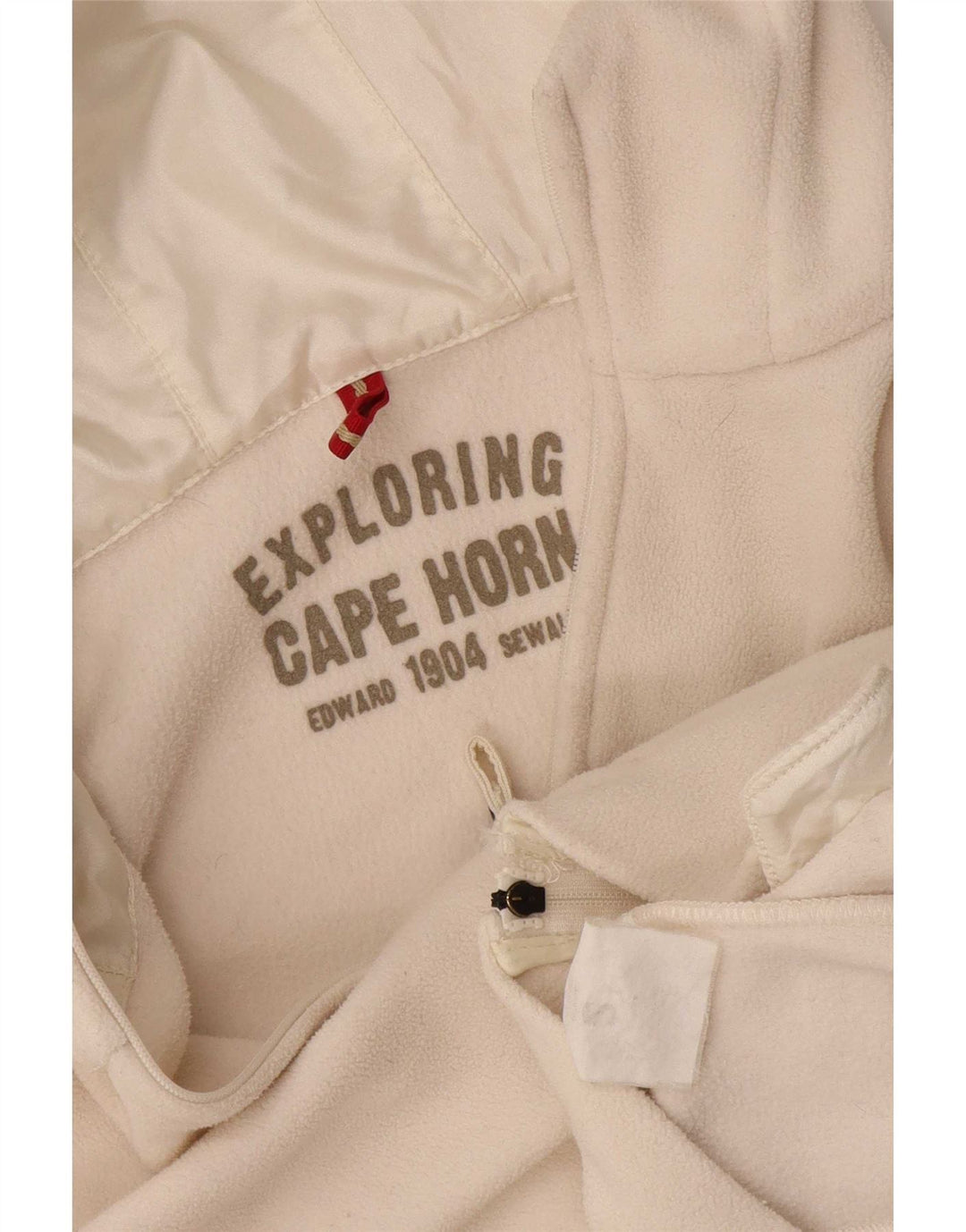 Cape Horn Damen-Fleecejacke mit Kapuze, UK 10, Größe S, Weiß