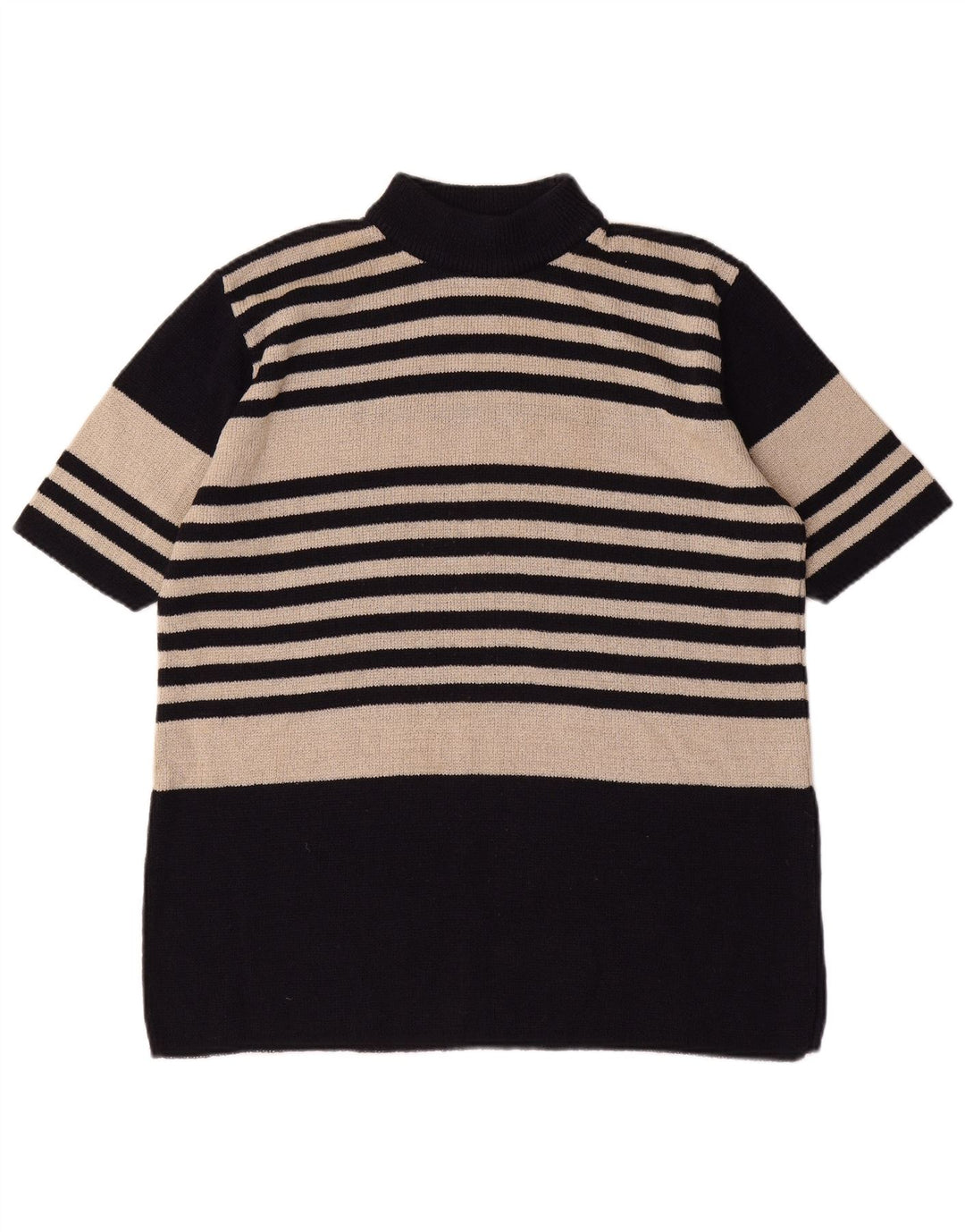 ST. BERNARD Rollkragenpullover für Damen, Gr. 14/16, groß, schwarz gestreift