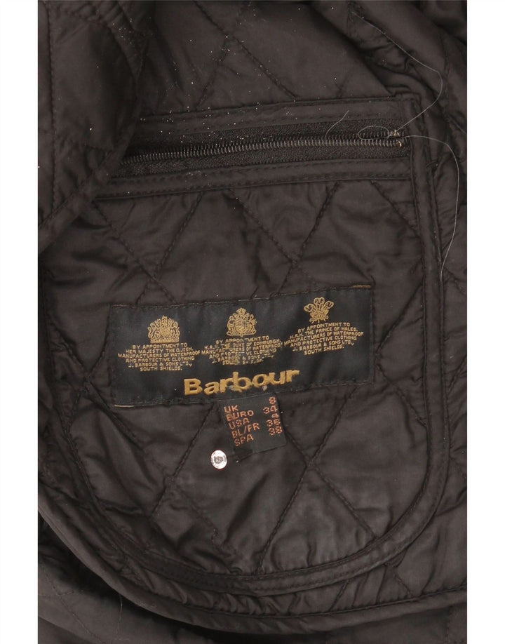 Barbour Damen Steppjacke UK 8 Small Schwarz