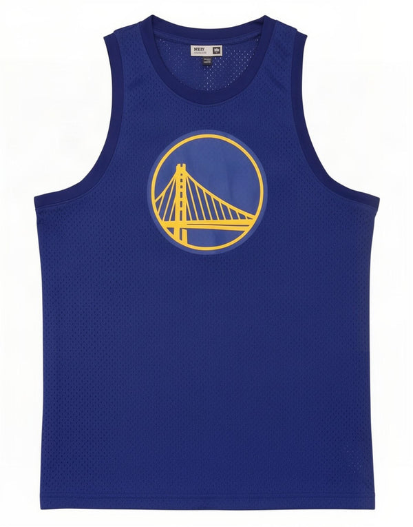 NBA Boys Golden State Warriors Graphic Vest Top 15-16 Years XL Blue