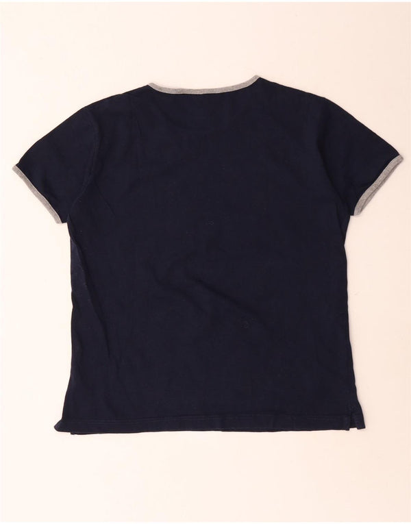 Champion T-Shirt-Oberteil für Jungen, 13–14 Jahre, marineblaue Baumwolle