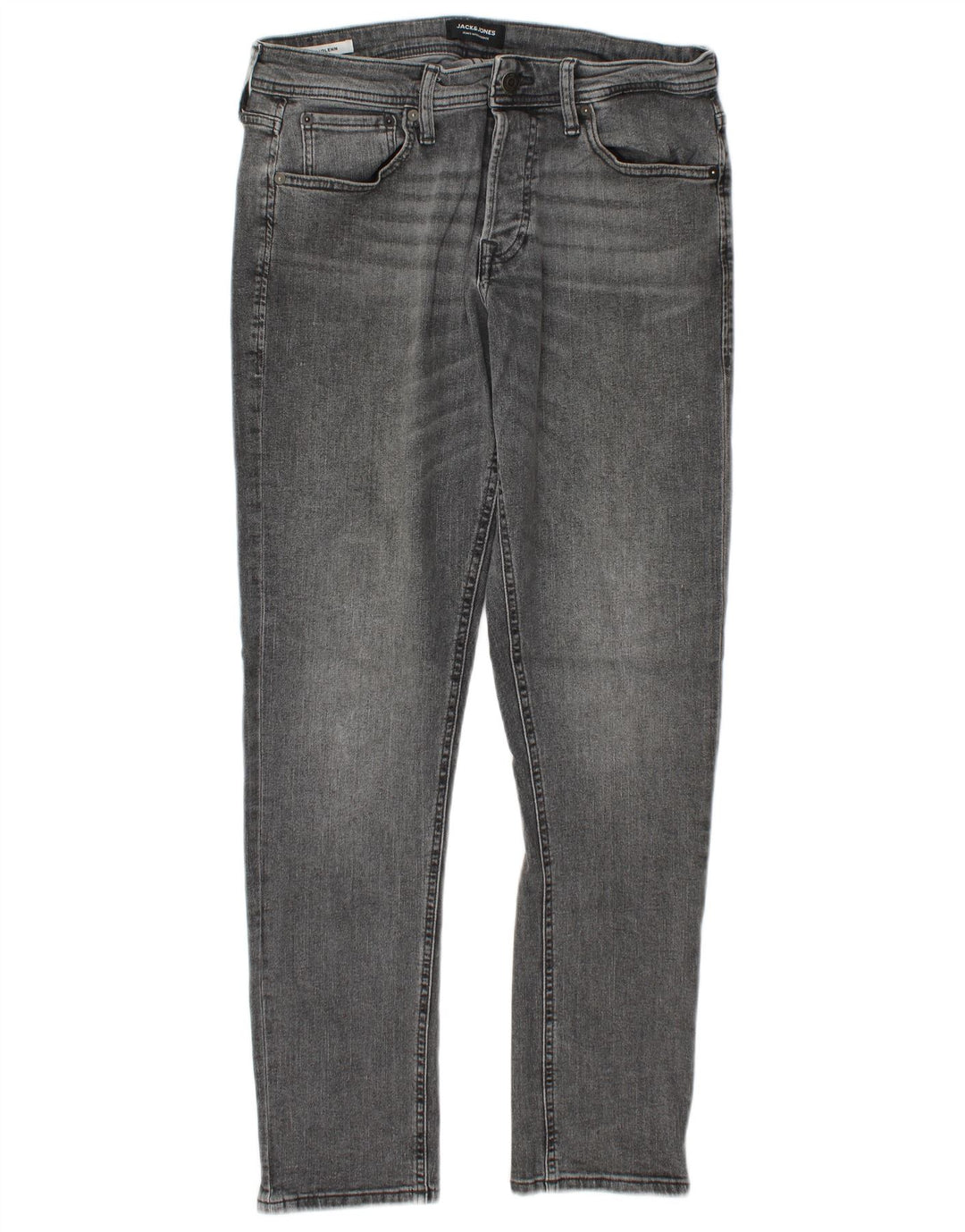Jack & Jones Herren GLENN Slim Jeans W32 L32 Graue Baumwolle