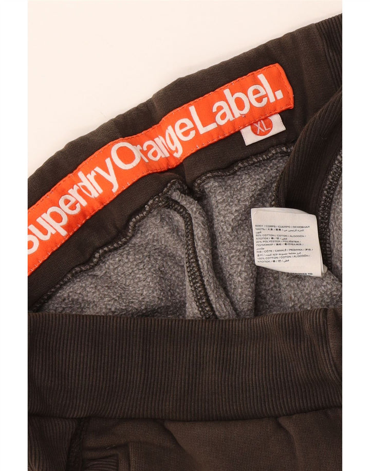 Superdry Herren-Sportshorts XL aus brauner Baumwolle