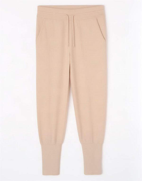 Zara Damen Trainingshose Jogger UK 12 Medium Off White