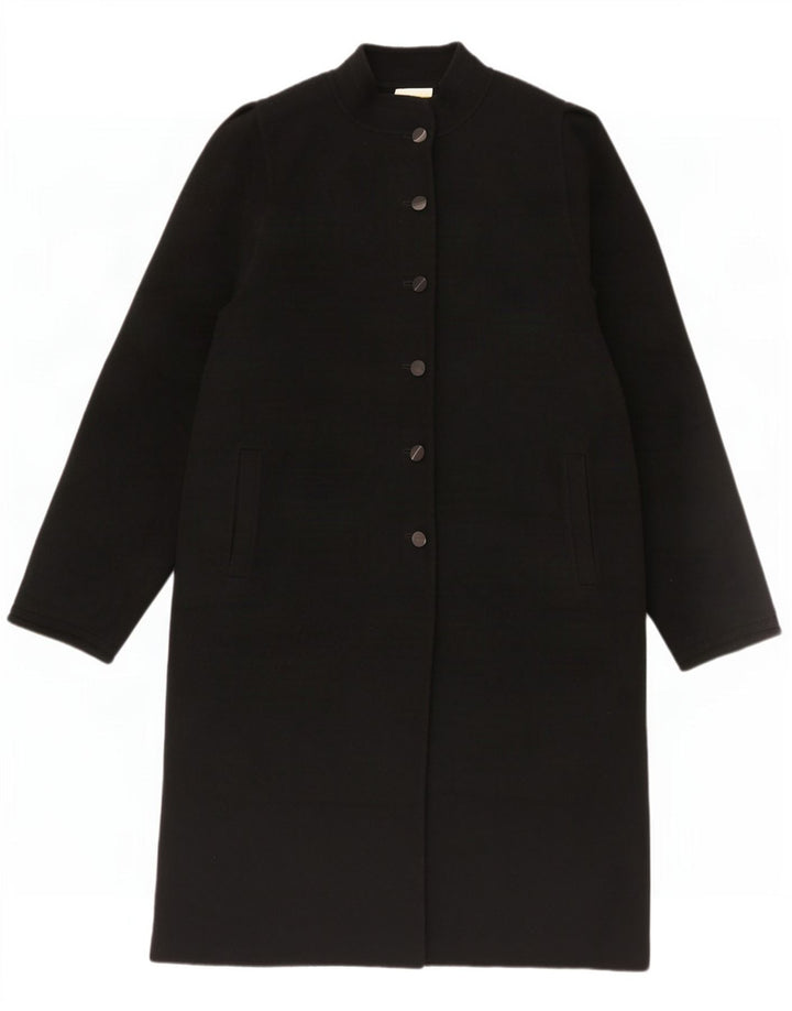 Michelle Damen Mantel IT 48 XL Schwarze Wolle