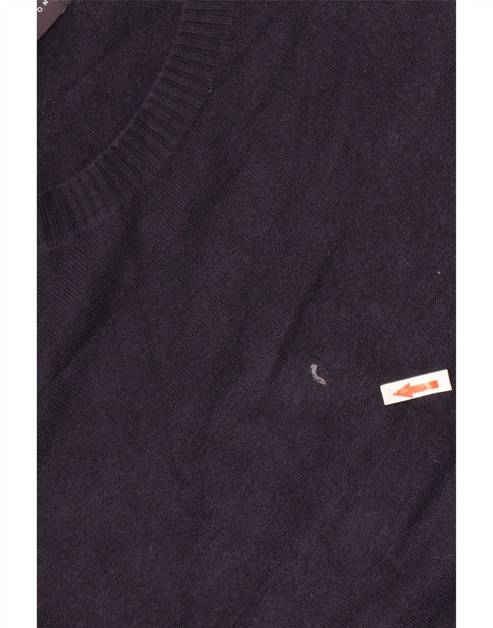 Marks & Spencer Damen-Pullover mit U-Boot-Ausschnitt, Gr. 12, mittleres Marineblau