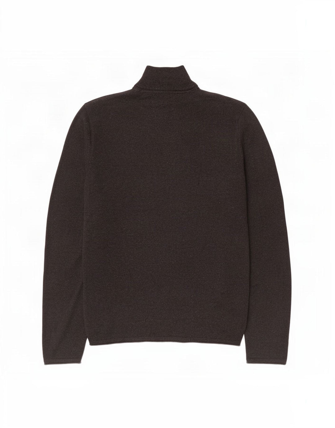 Fat Face Herren-Pullover mit Reißverschluss am Hals, Größe S, graue Baumwolle