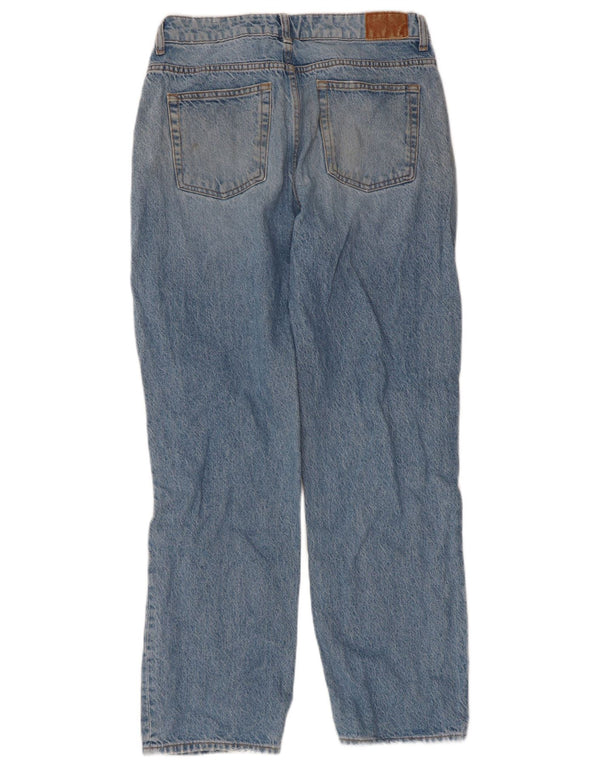 Zara Damen Straight Jeans EU 38 Small W28 L28 Blau