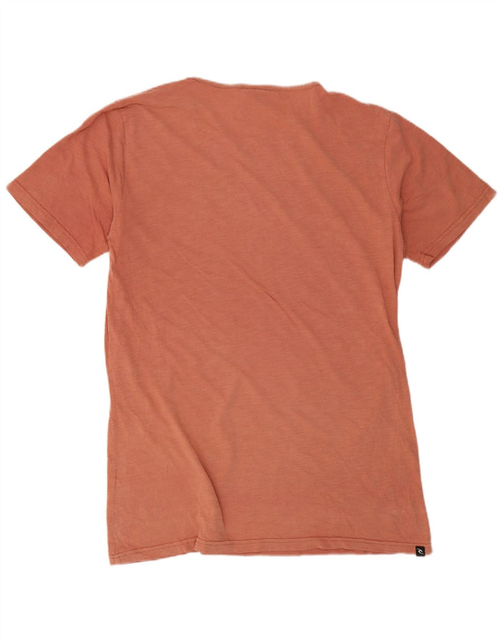 Rip Curl Herren-T-Shirt mit Standard-Passform, Grafik, Größe L, Orange