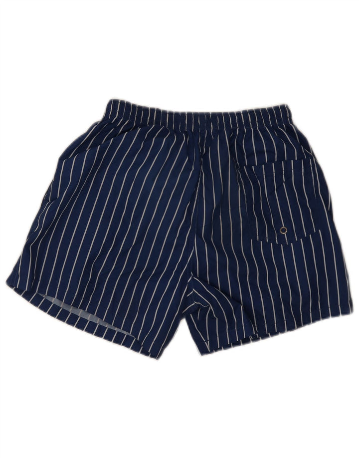Zara Herren Badeshorts XS Blau gestreift