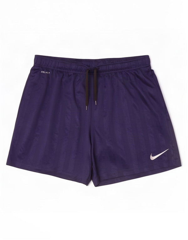 Nike Herren Dri Fit Sportshorts, groß, marineblau, gestreift, Polyester