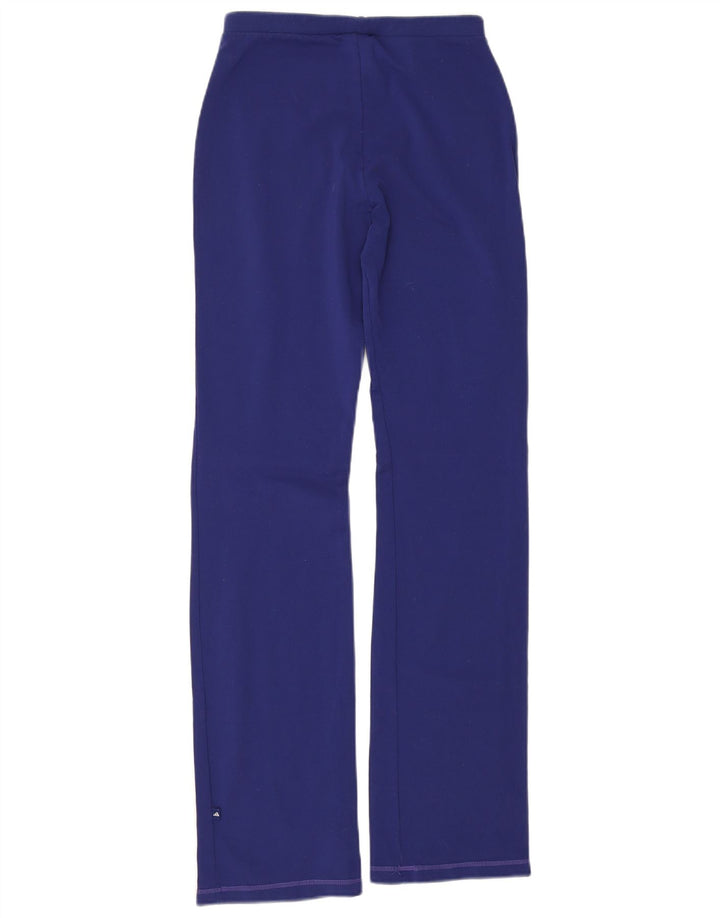 Adidas Damen Trainingshose UK 14 Medium Lila Polyamid