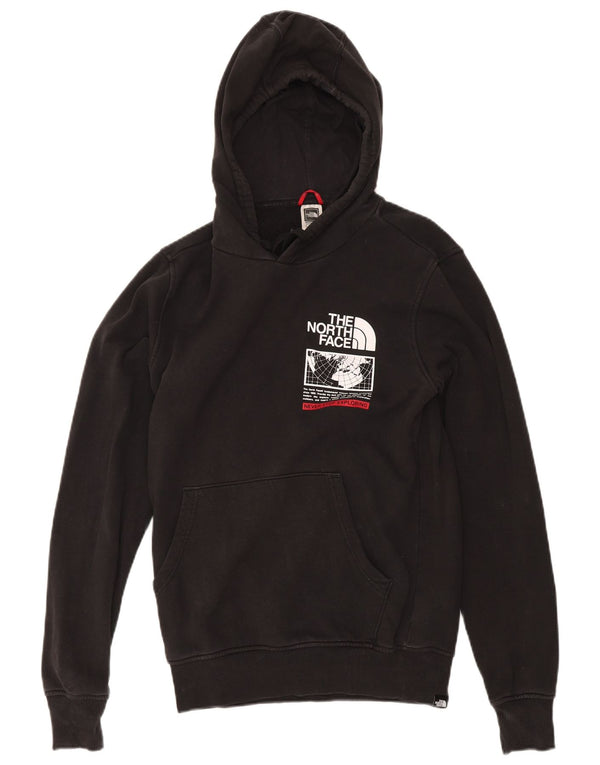 The North Face Herren-Kapuzenpullover mit Grafik, Größe S, schwarze Baumwolle