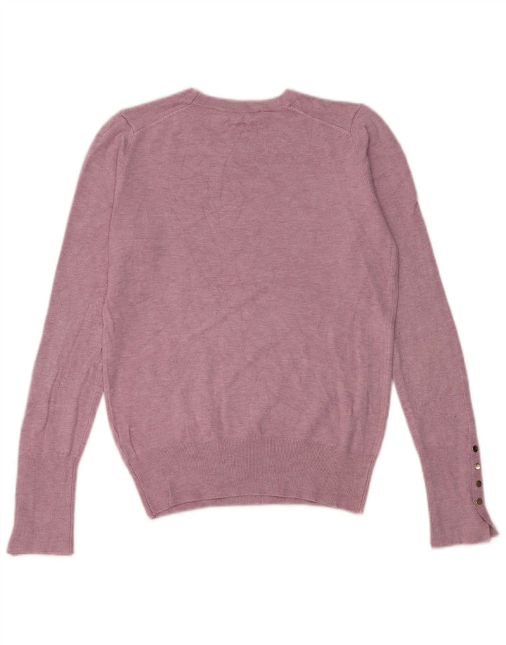 Zara Damen-Pullover mit Rundhalsausschnitt, Gr. 8, Rosa